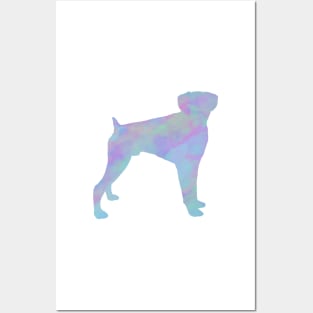 Rainbow Pastel Boxer Posters and Art